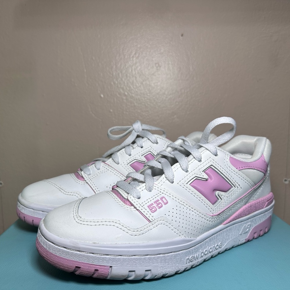 Pink New Balance 550’s